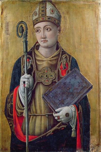 St. Louis (1274-97) van Toulouse door Bartolomeo Vivarini